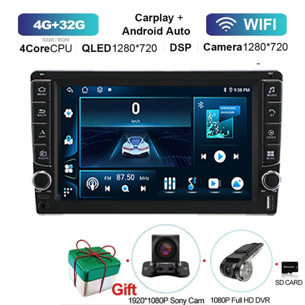 10" Android Car Stereo for Volvo XC90 (2004–2014) — Wireless CarPlay & Android Auto, GPS, 4G, 5G WiFi