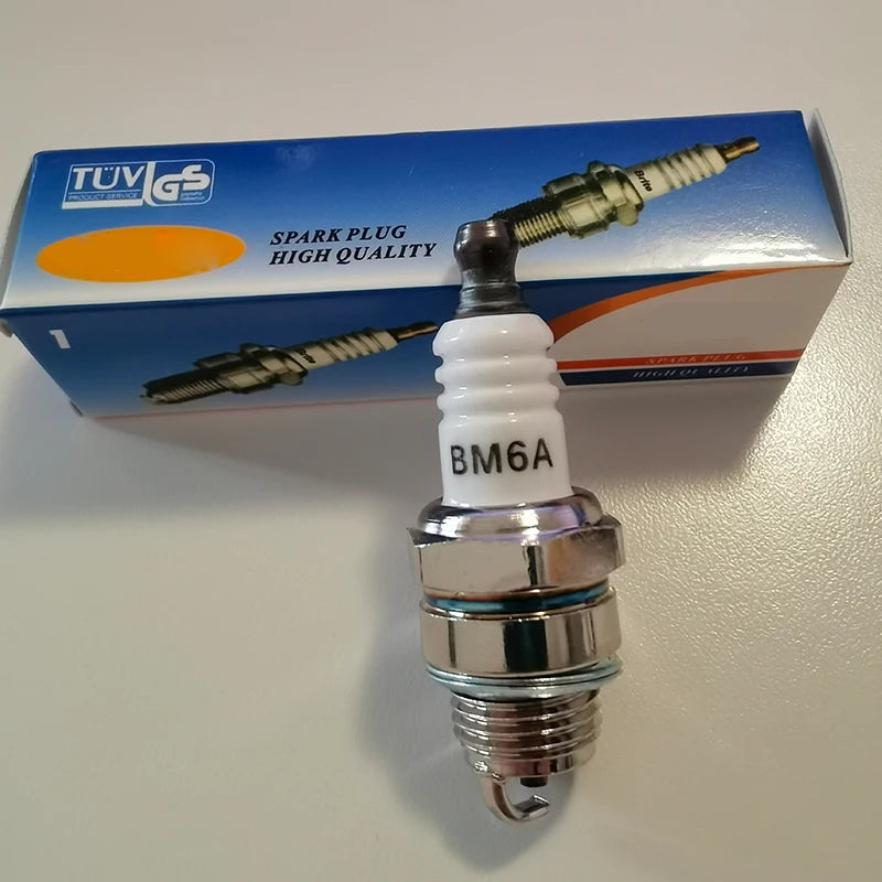 BM6A Spark Plug Replaces M7/L7T/CJ8/1560 Glow Plug Small Engine For 2 Stroke Chainsaw Lawn Mower Brush Cutter Strimmer Engine 25