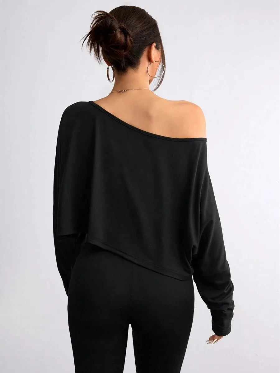 MMAlto Women's Asymmetrical Neck Sleeveless Knit Top – Casual Stretch Tee