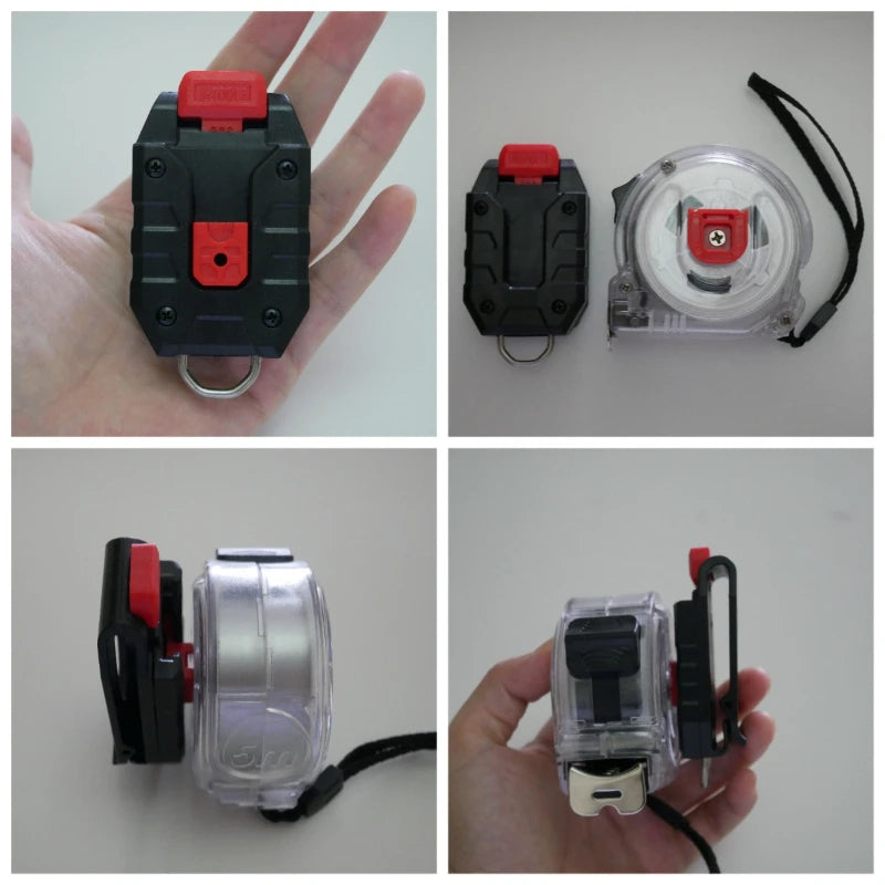 NEW Universal Tape Measure Quick-hanging Belt Clip for Tajima Milwaukee Digital Measuring Tape Laser Man Gift