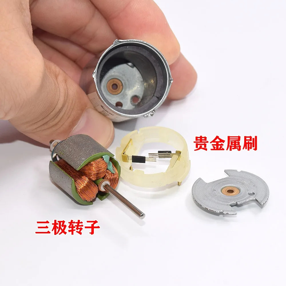 Mini 24mm Mute Engine JOHNSON RF-370CA-12560 DC 12V 18V 24V 7250RPM Car Window Door Lock Electric Motor 18mm Long Shaft