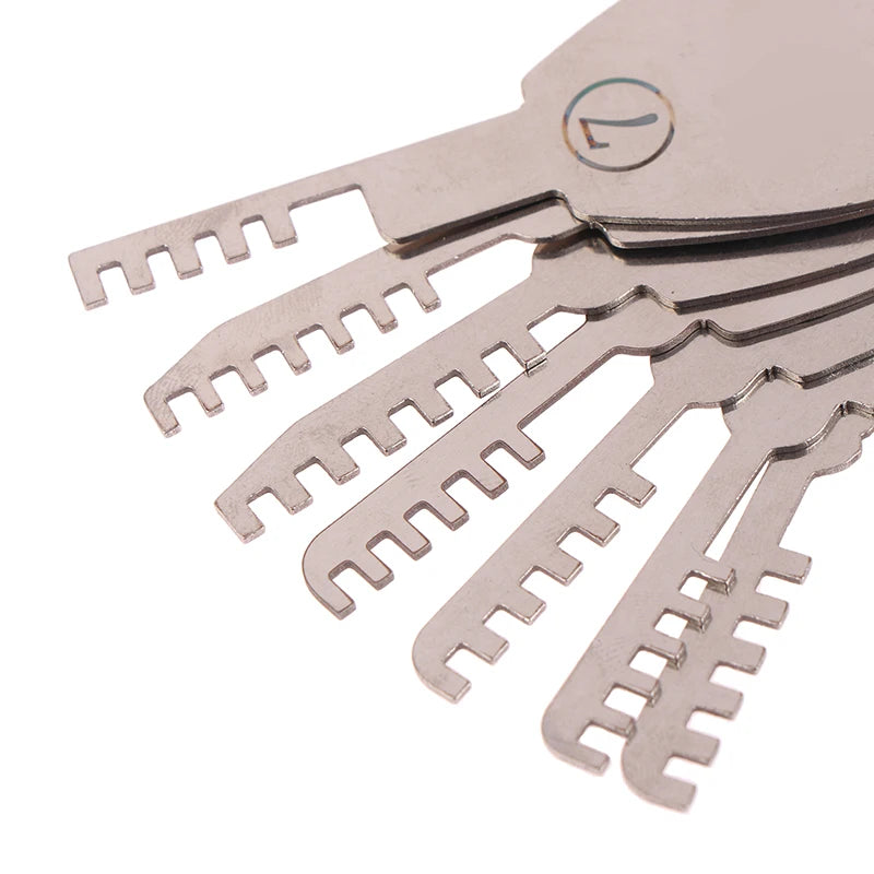 HUK Tools Stainless Steel Comb Lock 9in1 Full Set Repair Tool