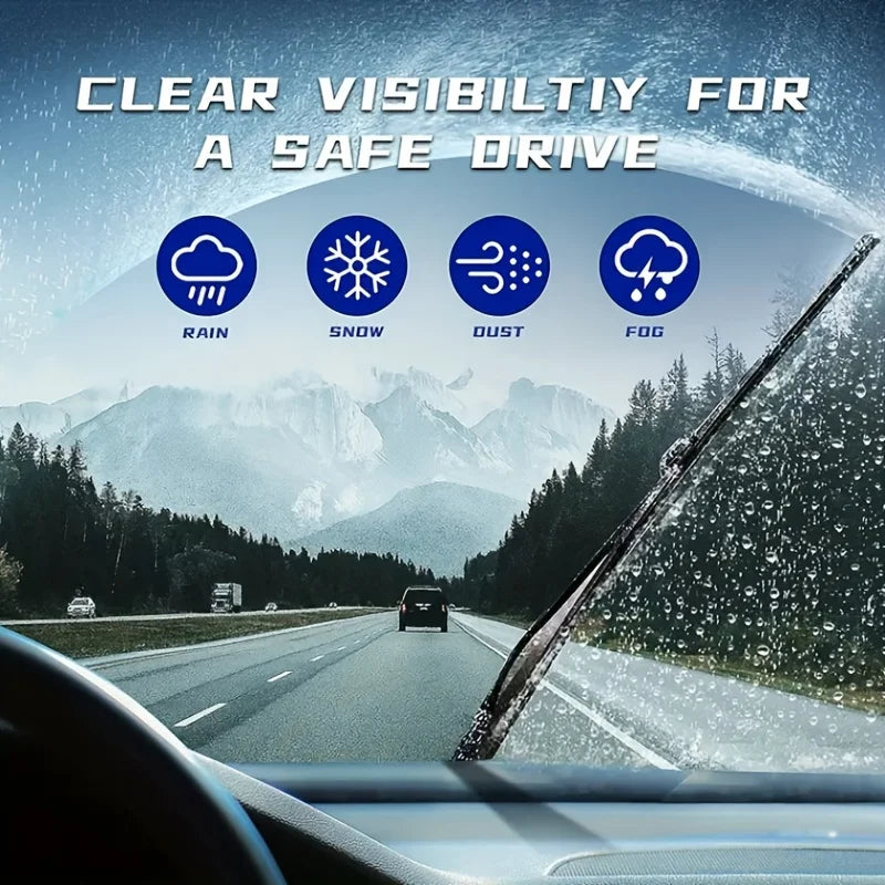 For Toyota RAV4 XA30 2005 - 2012 Car Wiper U-type Soft Rubber Boneless Wiper HD Quiet Durable Automotive Wiper 24"+16"