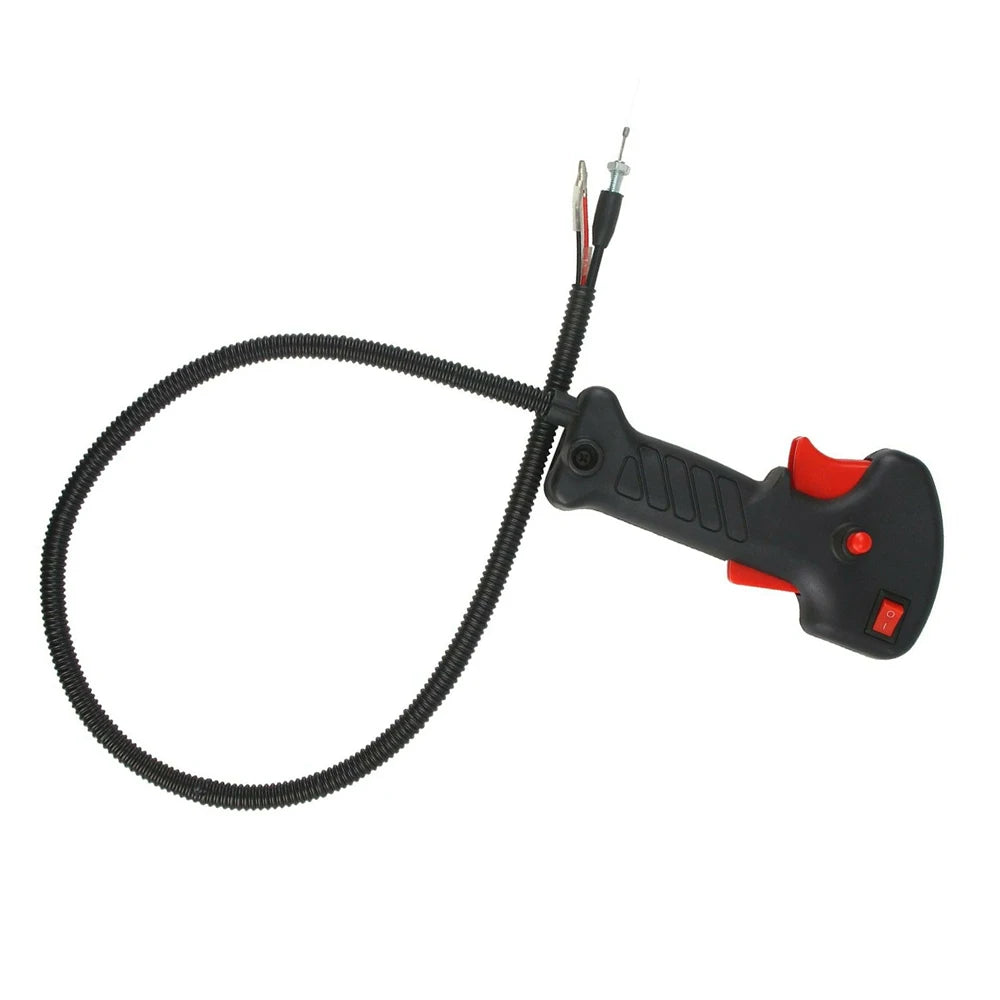 Manual Throttle Switch Assembly For Gasoline Brush Cutter Grass Trimmer Tube Mower Handle Throttle Switch Lawn Mower Parts