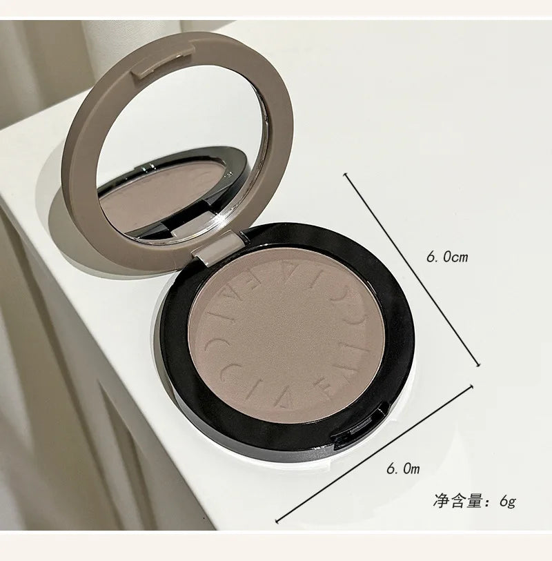 Face Brightening Contouring Makeup Palette Matte Cement Grey Brown Nose Shadow Contouring Modify Natural High Nose Bridge Makeup