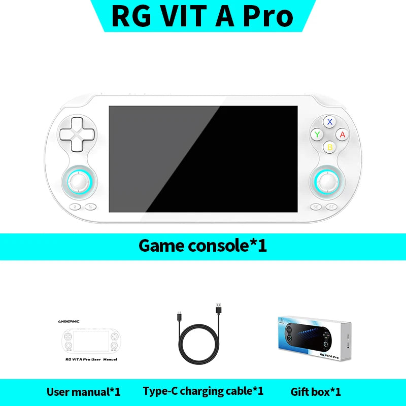 RG VITA / RGVITA Pro Handheld Game Console 5.46'' IPS Touchscreen 5000mAh Video Gaming Player Supports AI Streaming