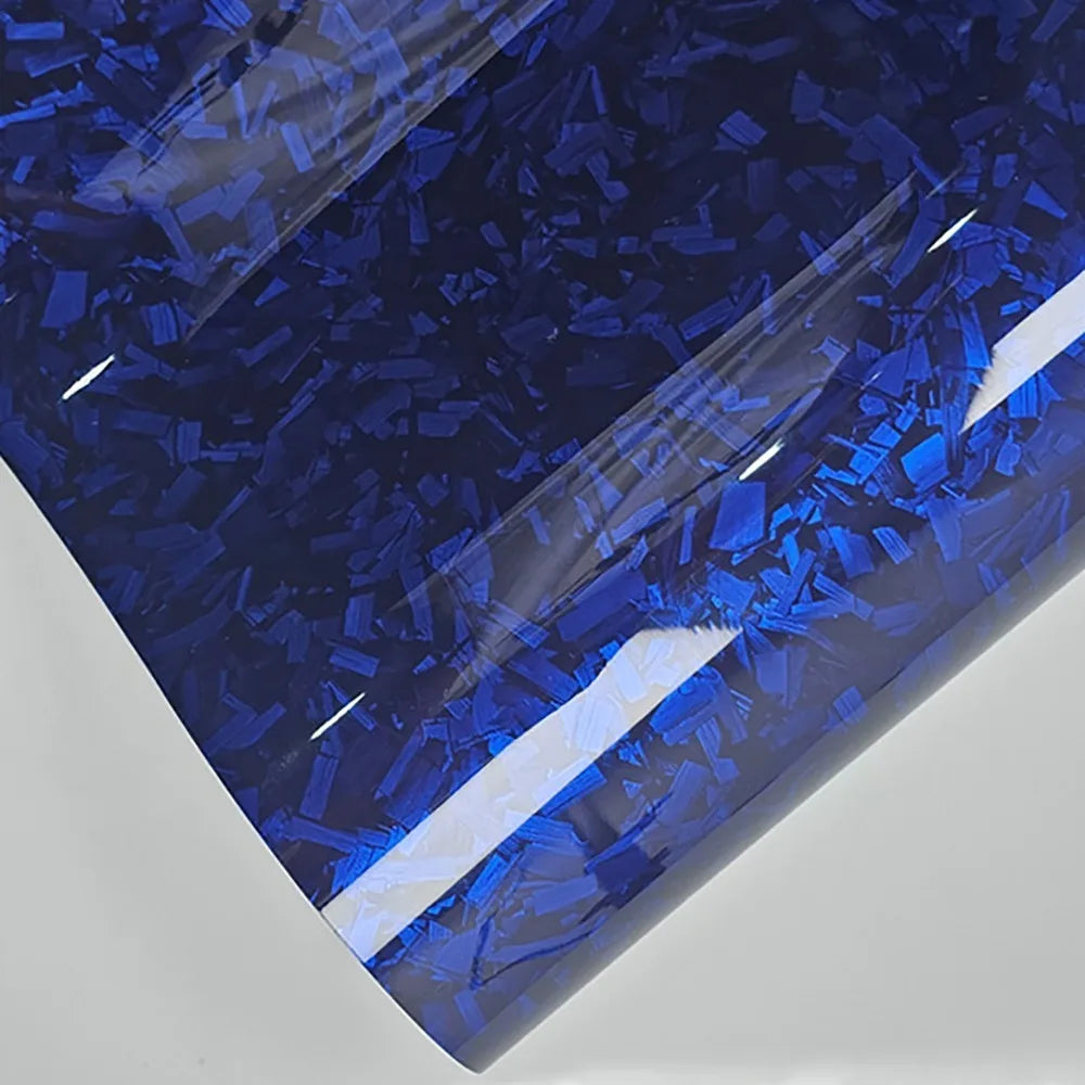 Carbon Fiber Vinyl Wrap Film – 3D/6D Matte & Gloss Forged Carbon Sticker for Car & Motorcycle (50x30cm)