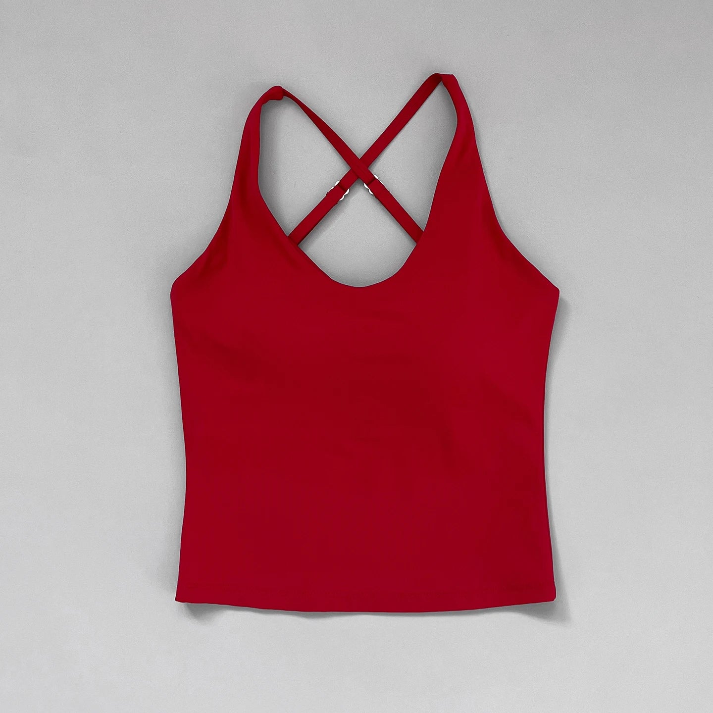 Women's Strappy Sports Bra — Beautiful-Back Padded Yoga Fitness Vest