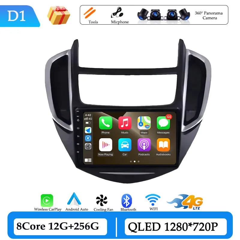 Wireless CarPlay for Chevrolet Trax 2014 - 2016 Car Radio Video Multimedia Player DSP Stereo GPS Navigation BT Split Screen WiFi