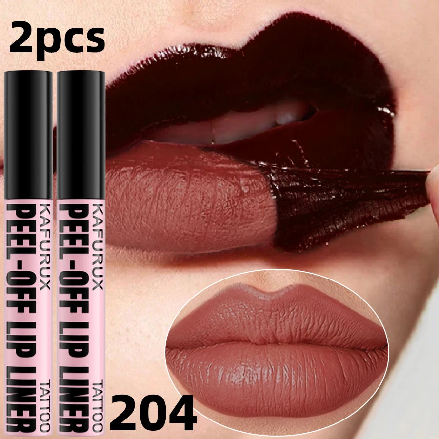7 Colors Waterproof Peel Off Lip Stain - Long Lasting Lip Tint