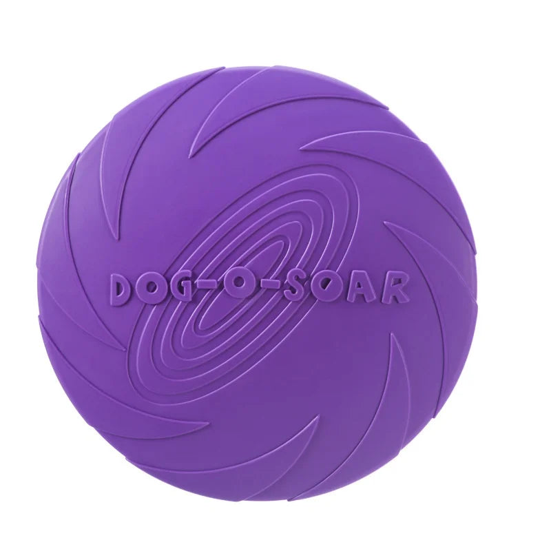 Soft Silicone Flying Disc Dog Toy for Fetch and Training