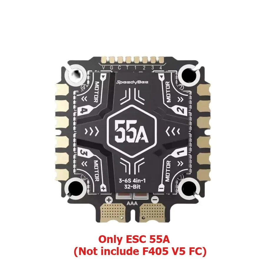 Speedybee F405 V5 32-bit 55A 30.5*30.5mm Model Aircraft Stack (F4 V5 Flight Controller+OX32 55A 4in1 ESC) For RC FPV Drone