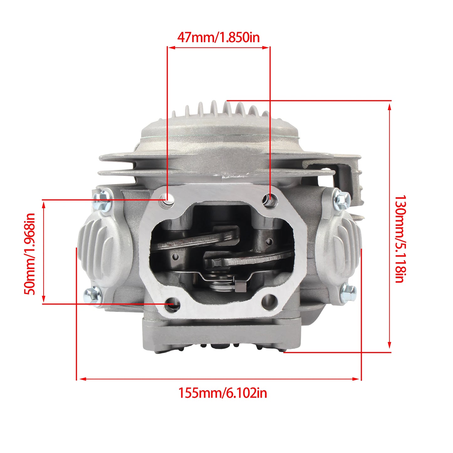 Motorcycle Yx 140 140cc Engine Cylinder Head Assembly For YinXiang 1P56FMJ W063 W150-5 Horizontal Engine Dirt Pit Bike ATV Parts