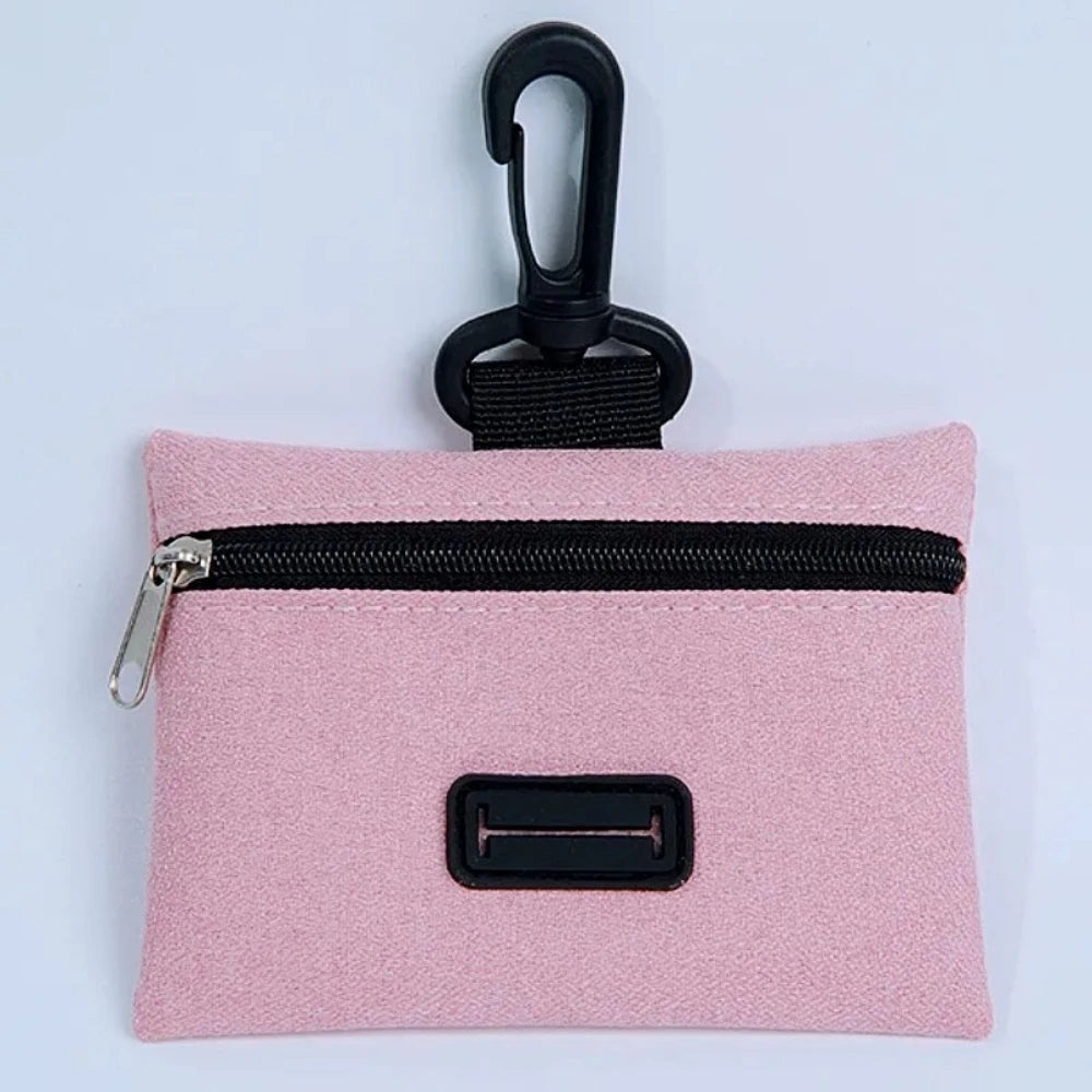 Portable Dog Poop Bag Holder - Hanging Dispenser for Small Dogs