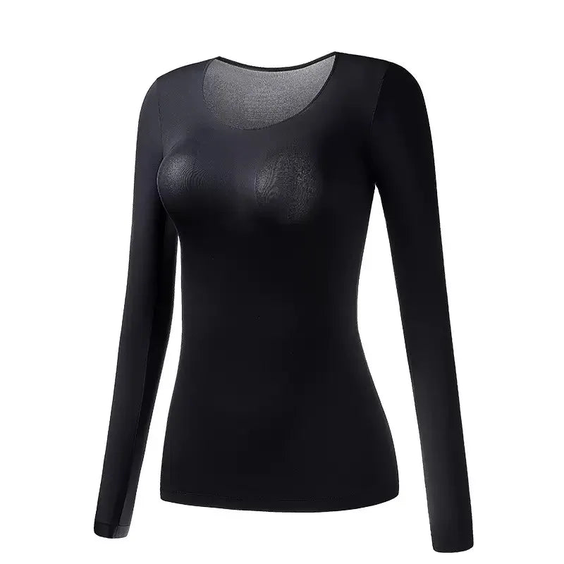 Women's Seamless Ultra-Thin Thermal Set - Long Sleeve Top & Pants - photo 15