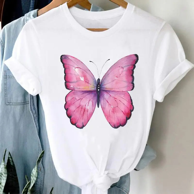 Letters Ins Clothing Women Printed European Sleeve T-shirt Tops Oversized T Shirt Women Clothing