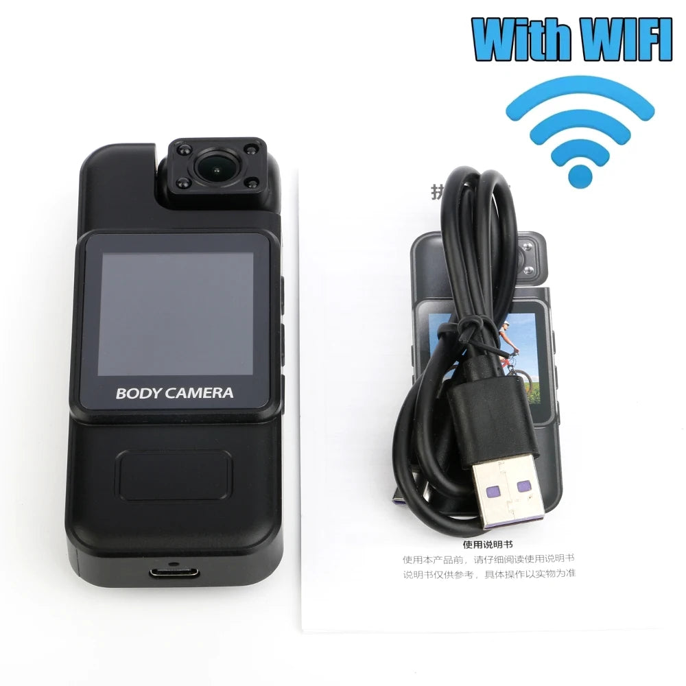 4K WiFi Body Camera — Night Vision Portable Sports Recorder