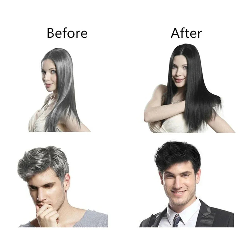 Dexe Fast Black Hair Shampoo - 5 Min Natural Dye (10 Pack) - photo 3
