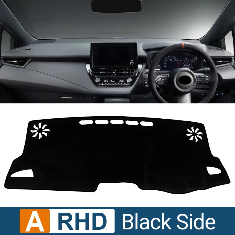 Car Dashboard Cover Avoid Light Pads Anti-UV Non-Slip Mats For Toyota Corolla E210 2019 2020 2021 2022 2023 2024 2025 Hybrid