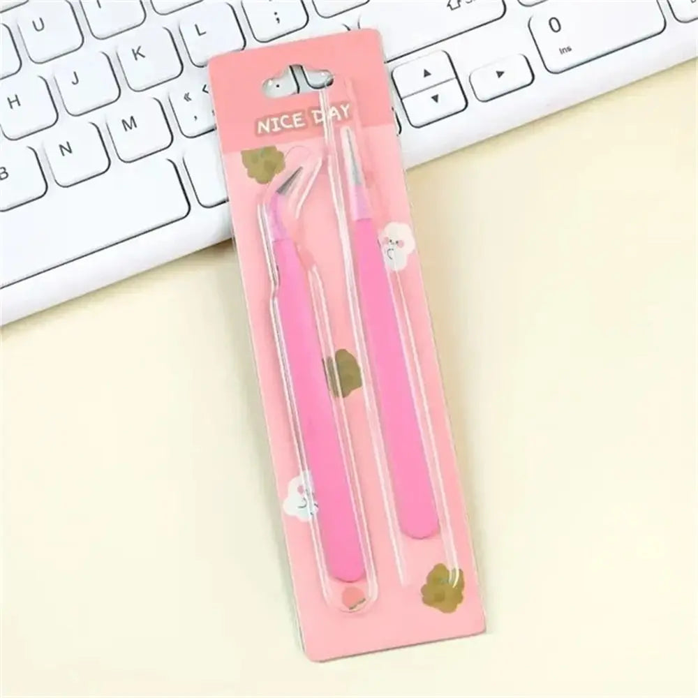 Back To School Macaroon Color Tweezers Sticker Tool DIY Decroative Sticker Tweezers Multi-Tool Practical Scrapbook