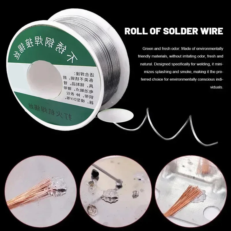 Rosin Core Solder Wire 0.8mm 1.0mm No-Clean Flux 20/50/100g