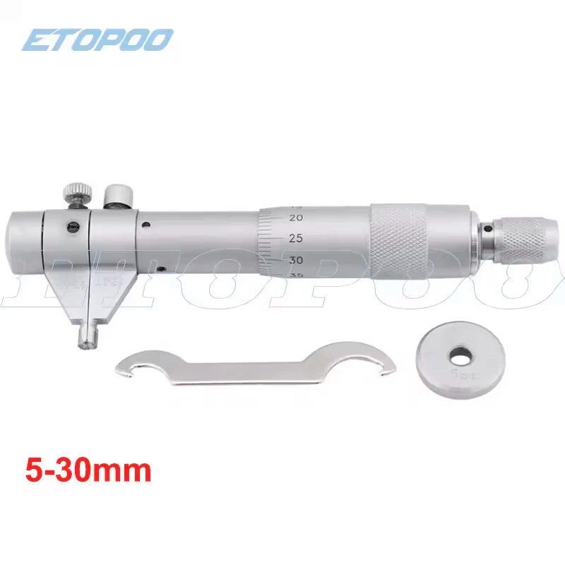 5-30/25-50/50-75/75-100mm Inside Micrometer Screw Gauge Metric Internal Carbide Measuring Tools High Quality different choose