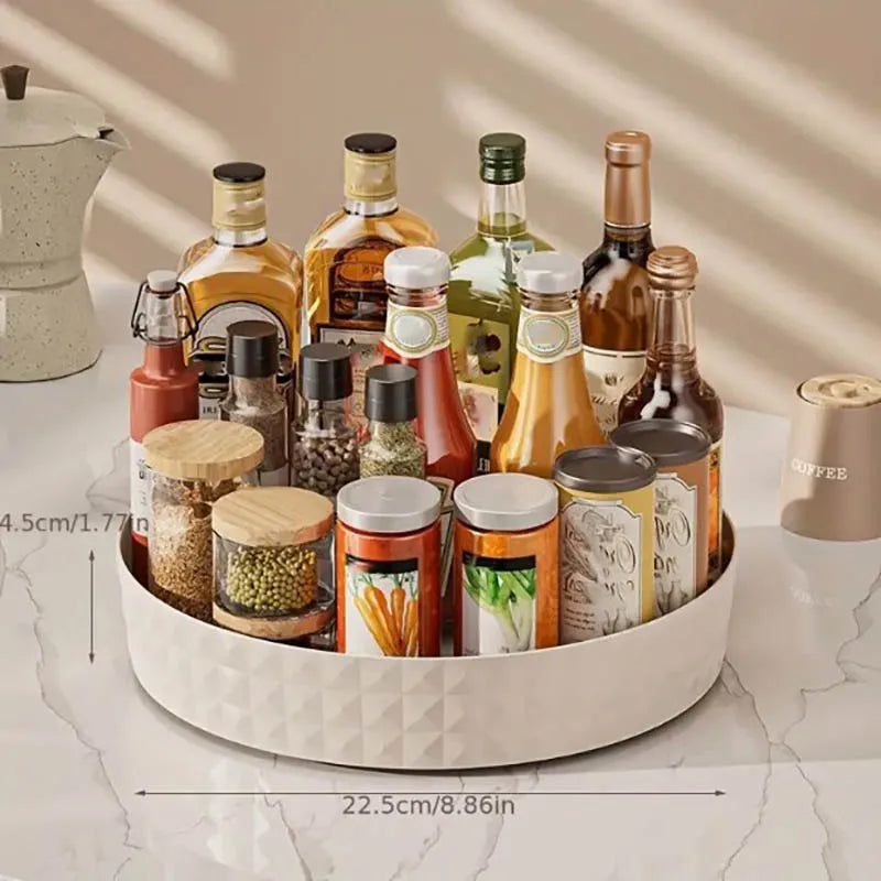 Rotating Spice Turntable - Space-Saving Lazy Susan for Kitchen or Dorm - photo 7