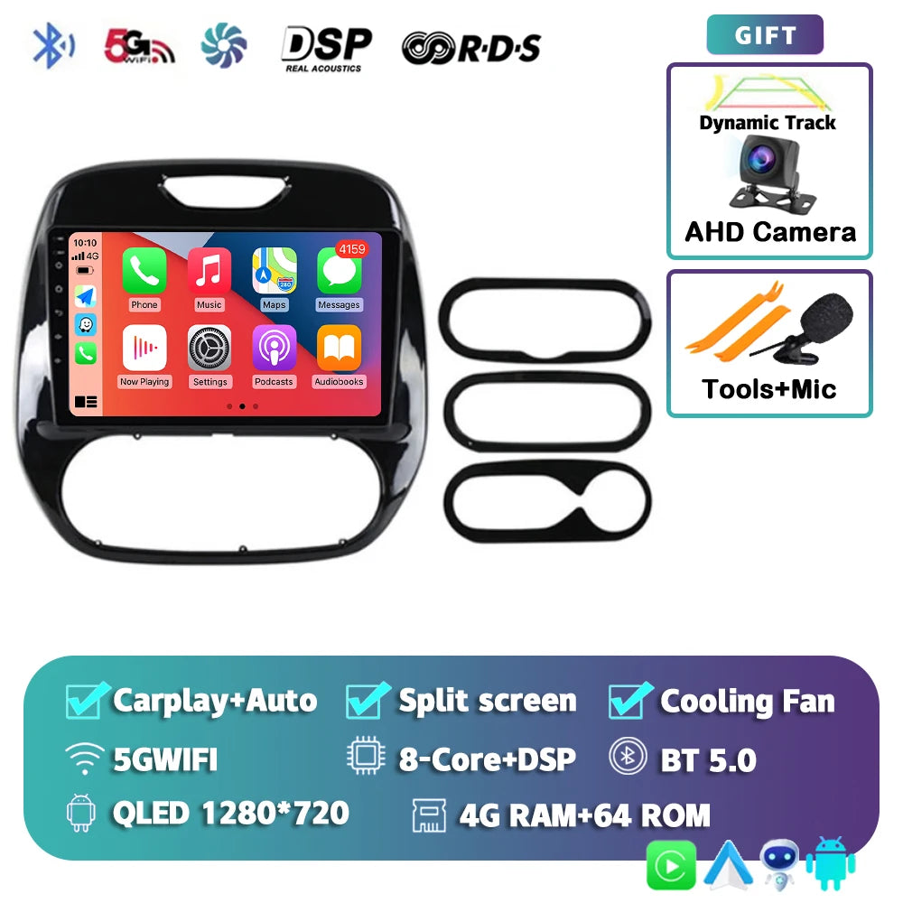 Android 15 Car Radio For Renault Kaptur Captur Clio Samsung QM3 2026 2026 2026 2026 Wireless Carplay multimedia Android Auto 4G