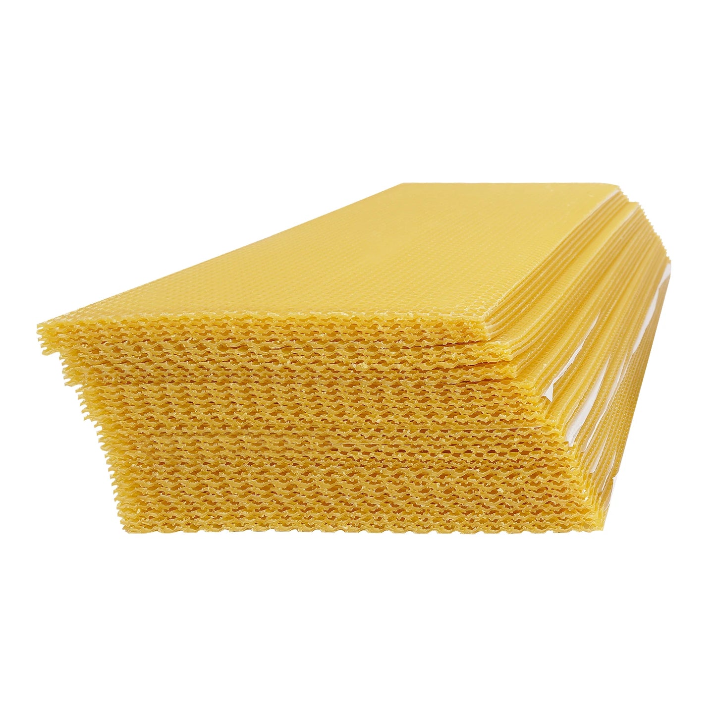 30-Pack Natural Beeswax Hive Foundation Sheets — Beekeeper Starter Kit