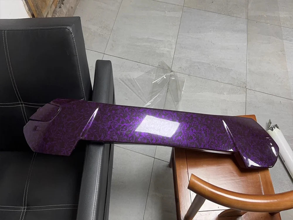 Forged Carbon Fiber Vinyl Film Purple Crystal Car Stickers Auto Wrapping Tuning Cover For Auto Body And Car Accessories