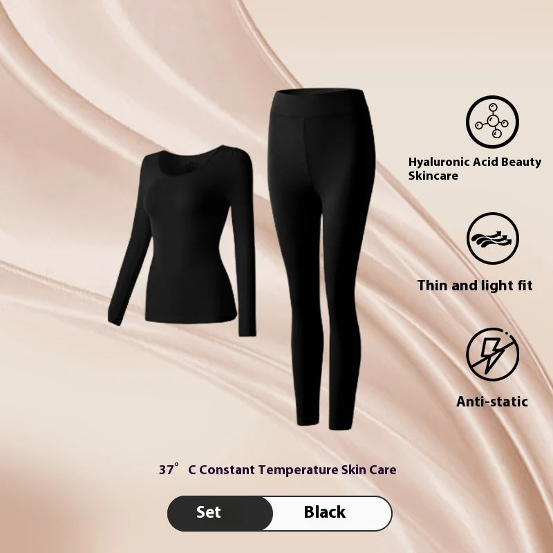 Women's Thin Thermal Undershirt - Long Sleeve Base Layer Top - photo 13