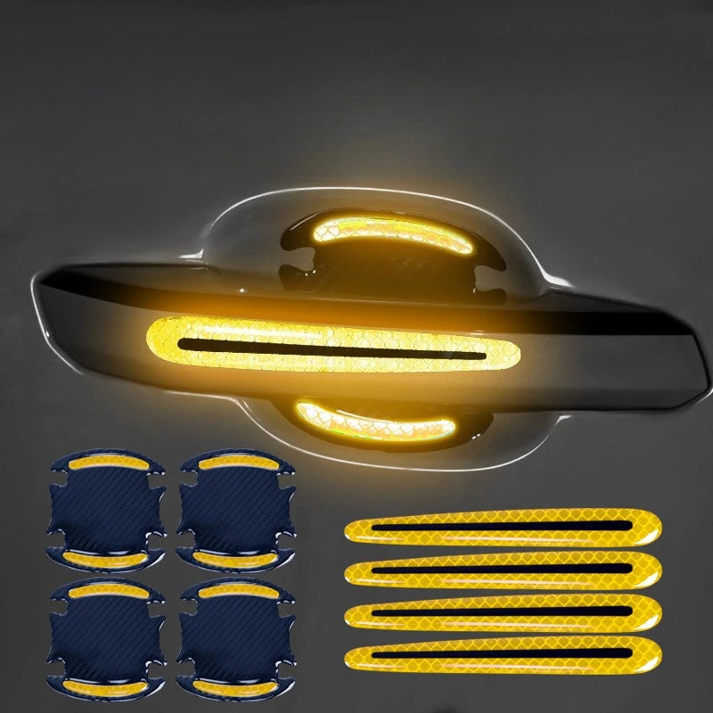 8Pcs Car Door Handle Protective Film – Anti-Scratch Transparent Paint Protection Stickers