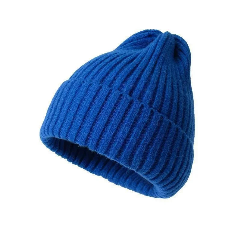 Unisex Crochet Knit Beanie - Solid Color Winter Hat for All Ages - photo 18