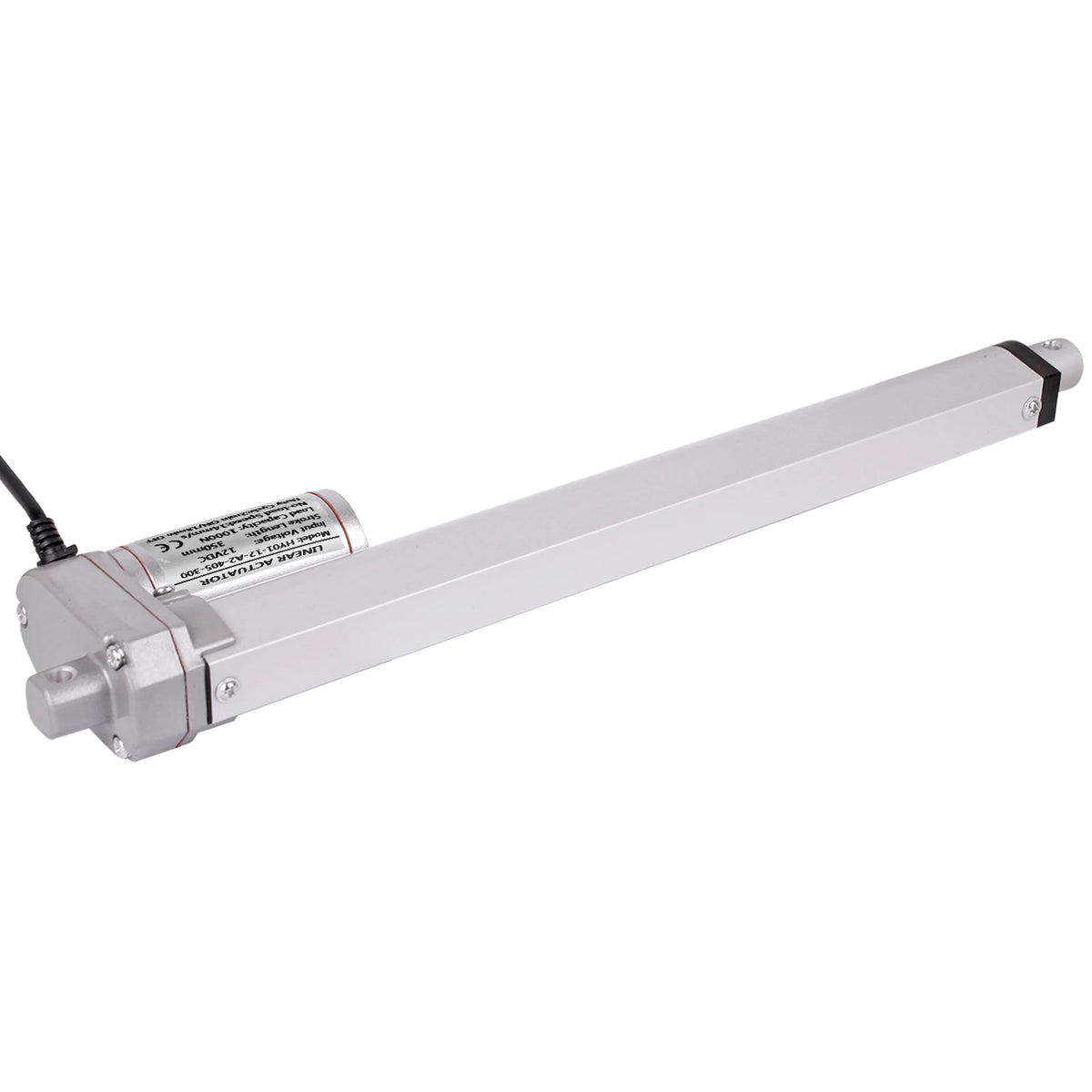 12V Linear Actuator with Remote & Power Supply - 750N to 3000N, 100 mm Stroke