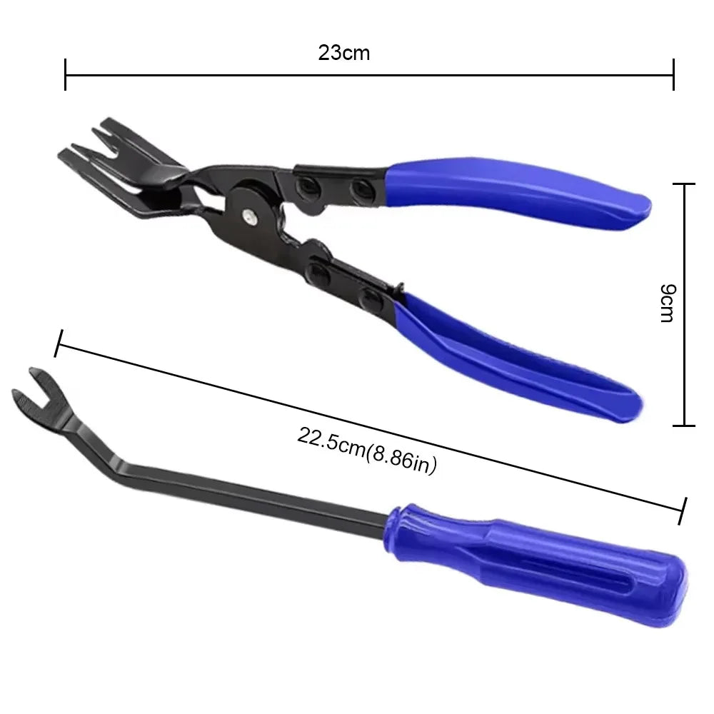 Car Clip Removal Pliers Tools Auto Body Panel Door Fastener Push Pin Trim Removal Tool Kit Automotive Pry Tool Repair Set