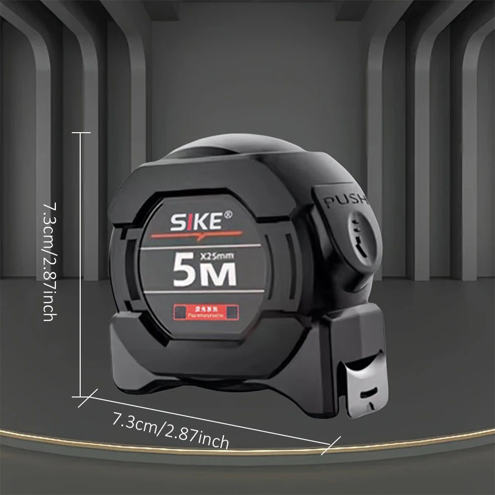 1 piece 5m, 7.5m and 10m high precision laser measuring tape, heavy duty thickened ruler, self-locking design Measuring tools