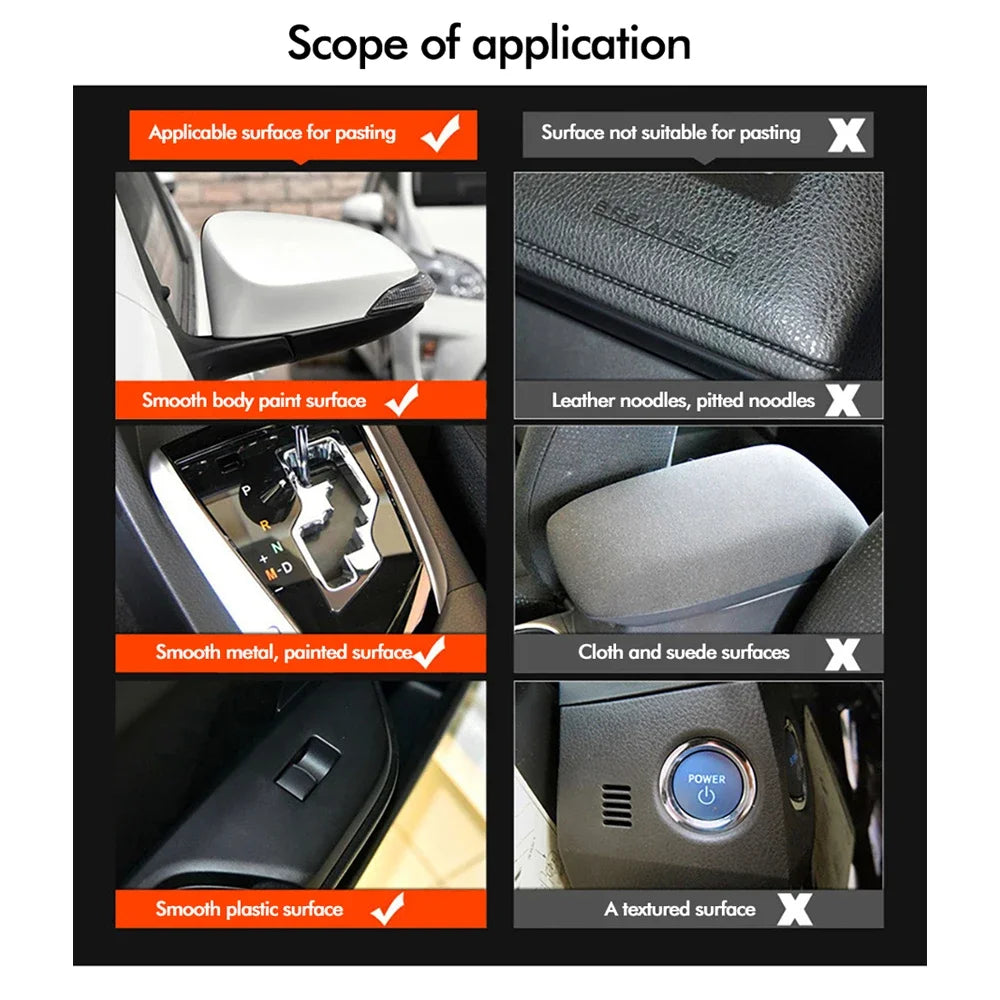 6D Carbon Fiber Vinyl Foil Film Ultra Gloss Waterproof Decoration Film Auto Wrap Sticker for Laptop Phone Case Motorcycle