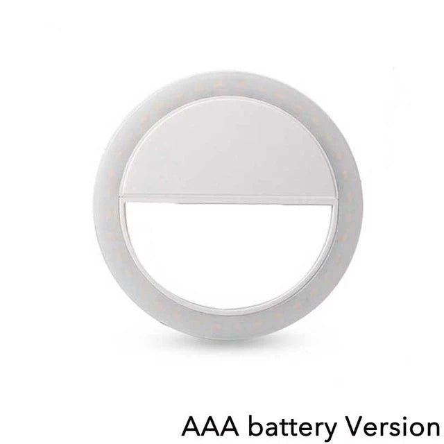 LED Selfie Ring Fill Light Cell Phone Taking Photos Live Streaming Beauty Led 3 Speed Adjustable Fill Light Clip For Video Live