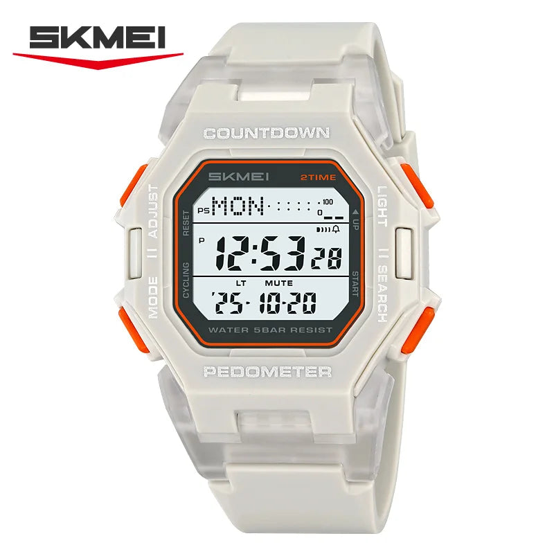 SKMEI 2596 Brand New Men Electronic Watch Fashion Alarm Clock Calendar Chronograph Luminous Digital Watches for Man reloj hombre