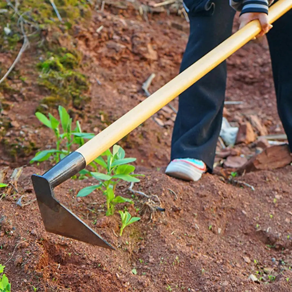 Durable Forged Garden Hoe for Weeding & Digging