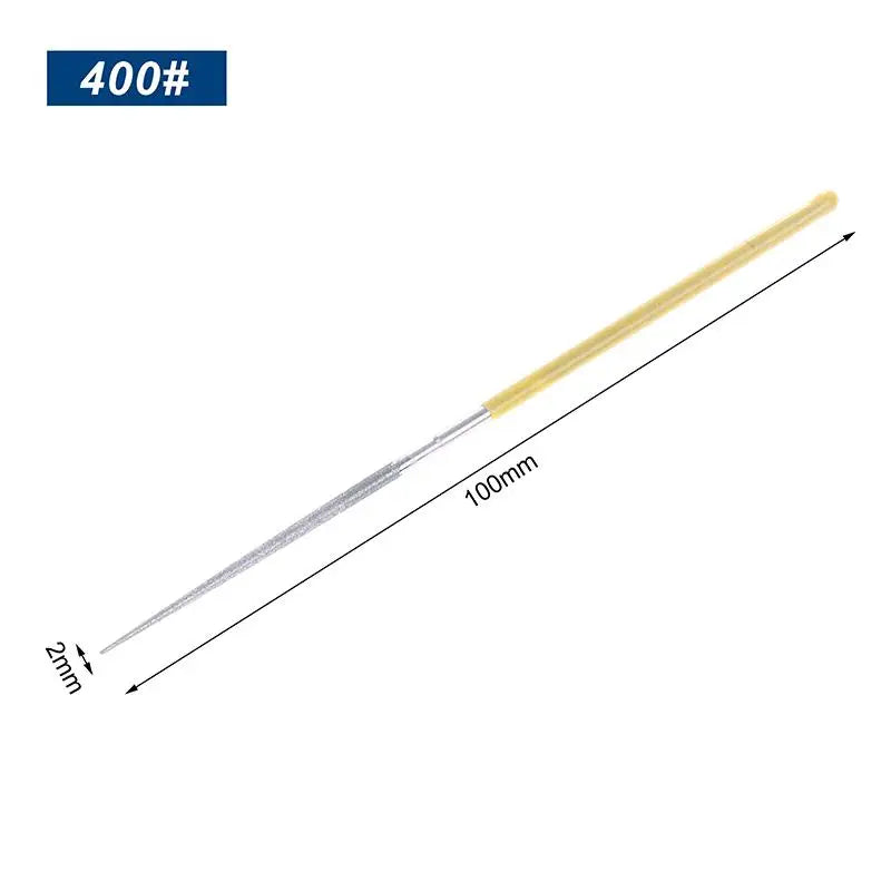 For Grinding Metal Jewely Stone Wood Dia.2mm Small Round Needle Files Customizable Alloy Hand Tools