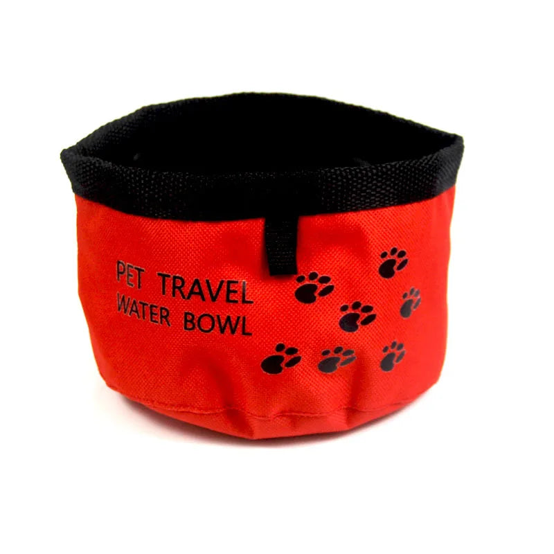 Foldable Oxford Dog Bowl - Outdoor Hiking Travel Feeder – photo 7