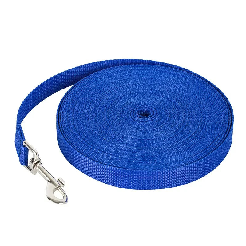Nylon Extra Long Pet Leash Durable Dog Lead For Dog Recall Training Extended Length Anti Tangle Heavy Duty Pet Leash Outdoor