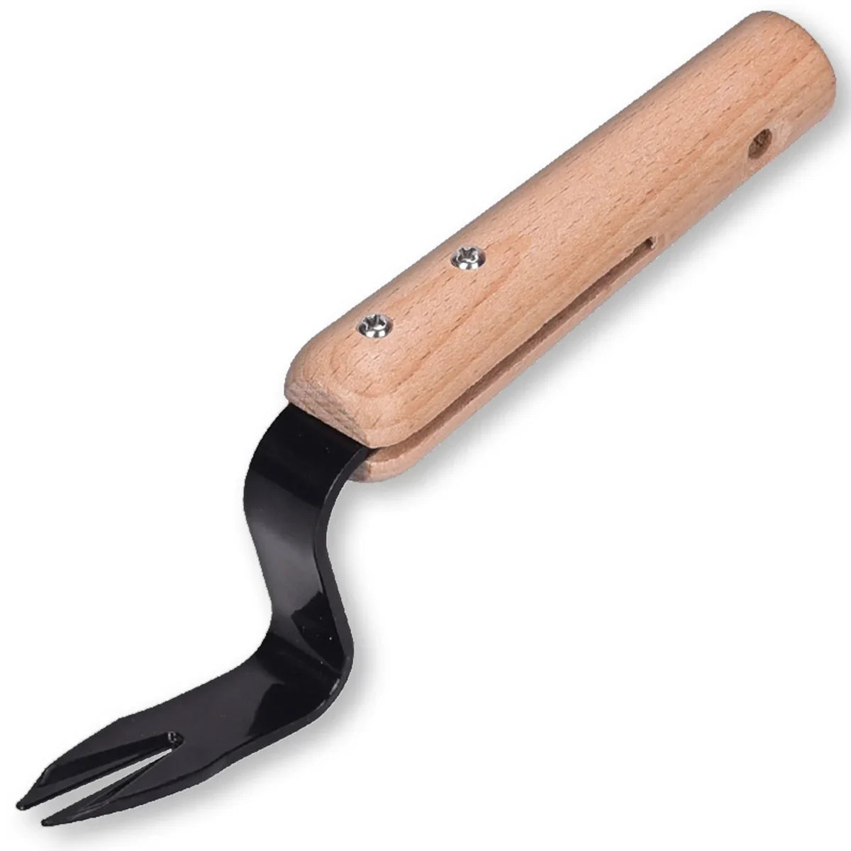 Handheld Dandelion Puller & Garden Fork — Durable Metal Weeder