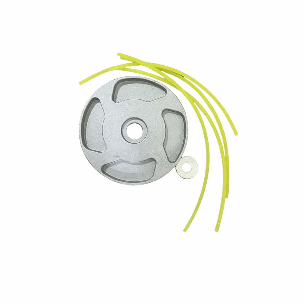 Universal Aluminum Trimmer Head with 4 Trimmer Lines – For Brush Cutter & Grass Trimmer