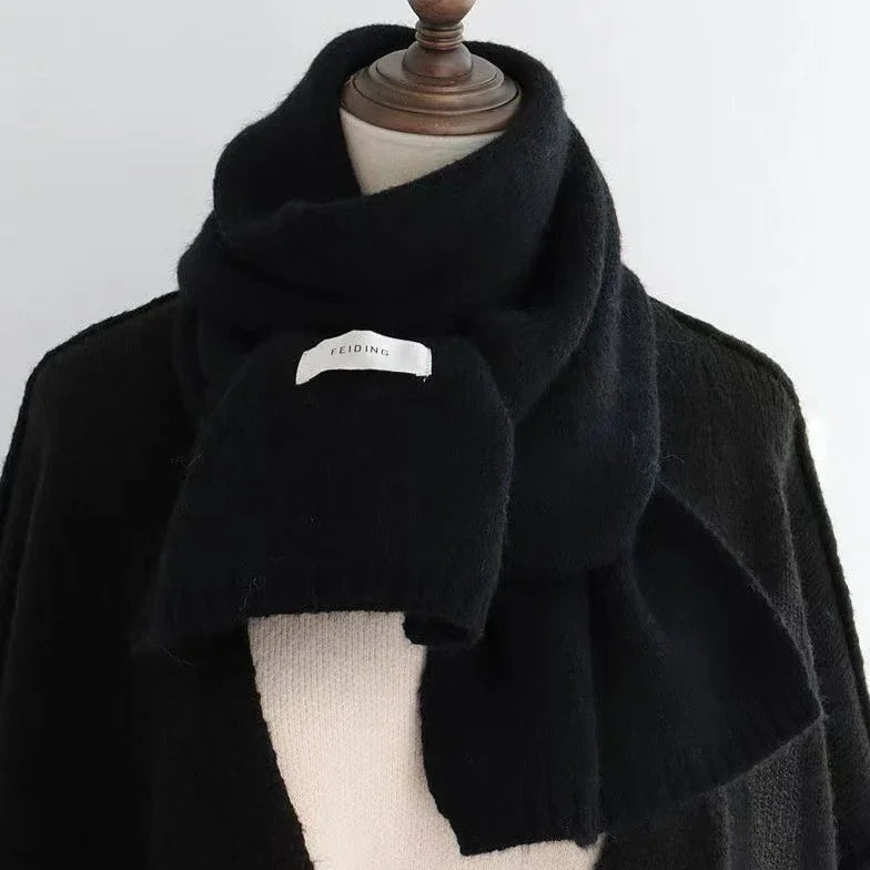 Unisex Solid Knit Scarf - Warm Windproof Neck Wrap - photo 10