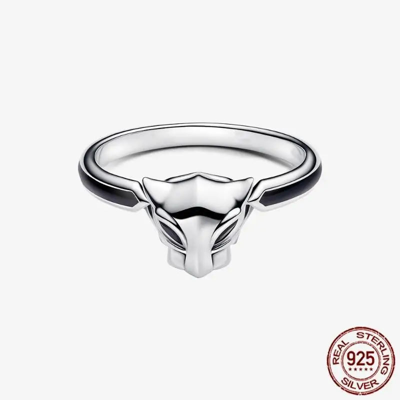 925 Sterling Silver Open Ring Style CZ Paved Heart Butterfly Flower Colorful Gemstone Ring For Women Daily Wear Jewelry Gift