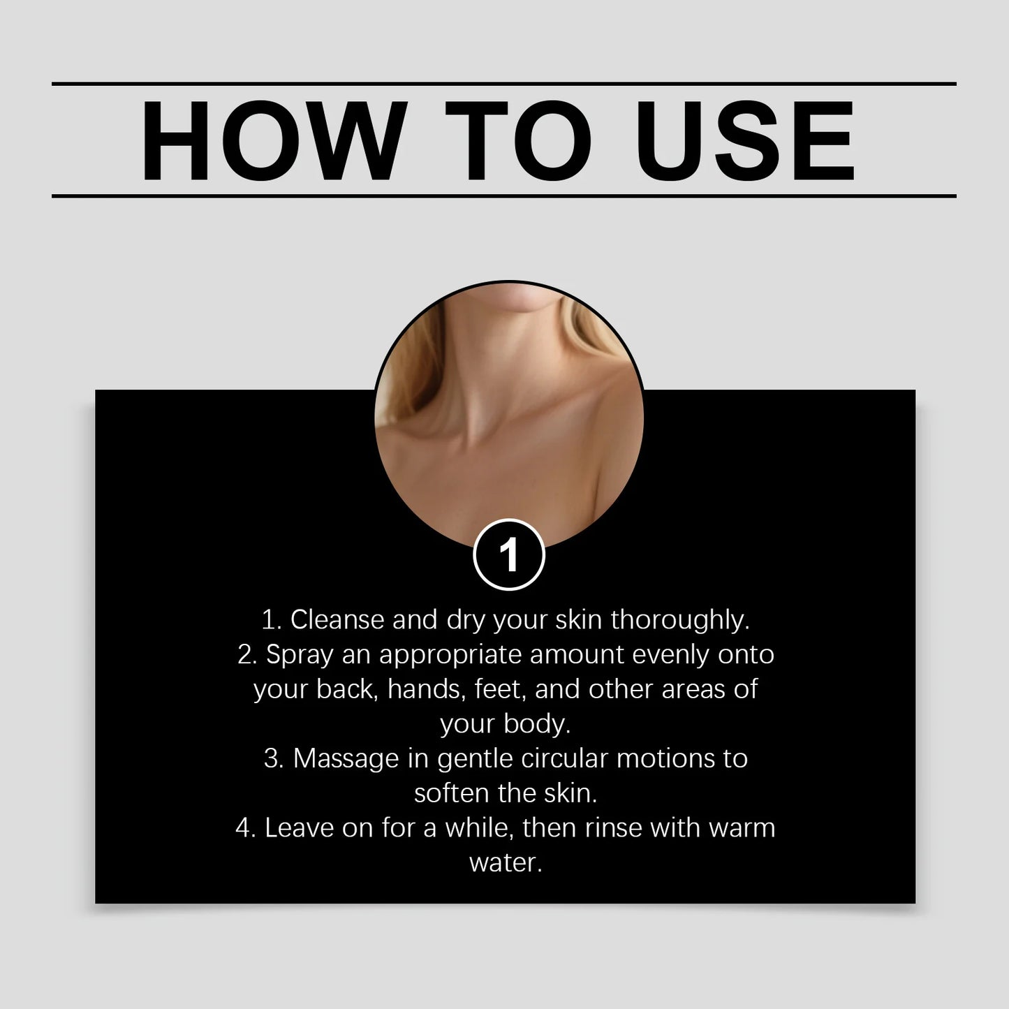 Kojic Acid Turmeric Exfoliating Spray Physical Exfoliation Delicate Smooth Skin, Even Tone Body Face