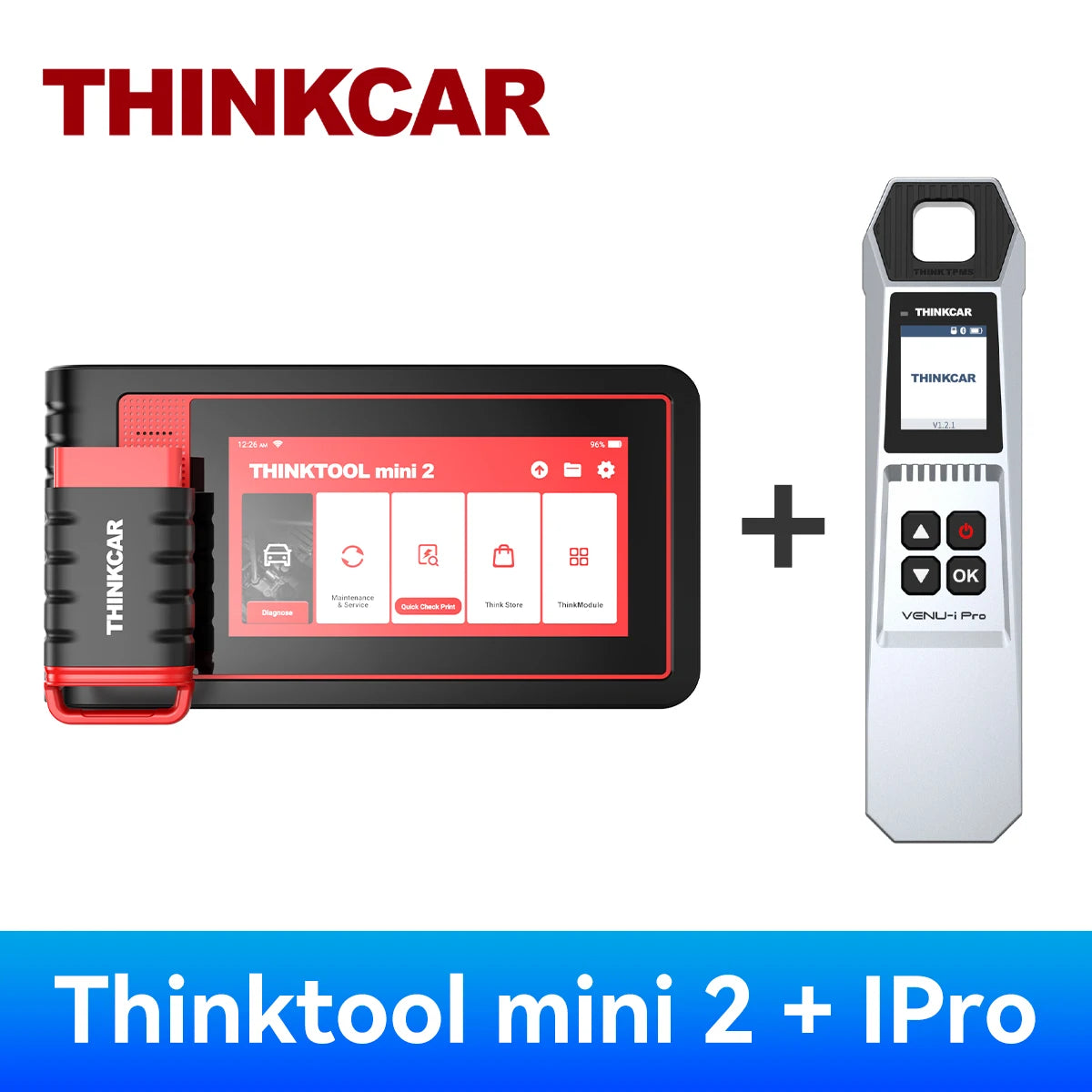 THINKCAR THINKTOOL MINI 2 CANFD Auto Car Diagnostic Tools Obd2 Scanner Bi-directional Scan Tool 28 Resets Full System Diagnose