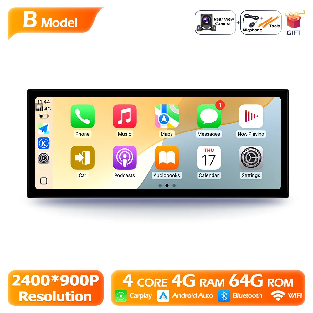 Android OS 12.3 inch For Toyota Corolla 2019-2023 E210 Car Radio Multimedia Video Player Navigation GPS Auto Carplay Bluetooth